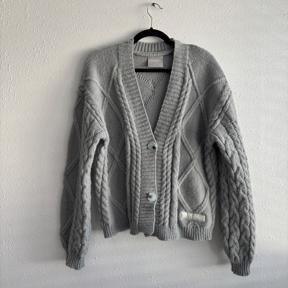 Taylor Swift 2024 TTPD The Tortured Poets Department Gray Cardigan M/L